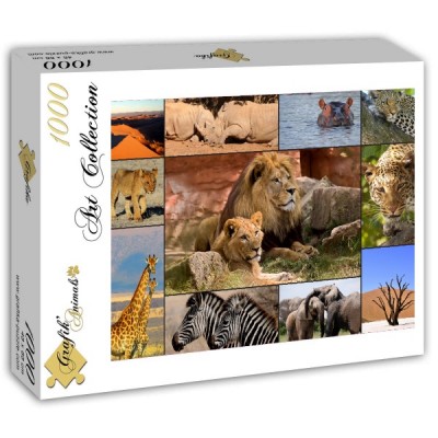 Puzzle Grafika-T-00133 Collage - Wildlife