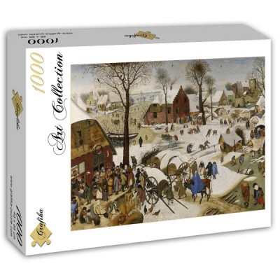 Puzzle Grafika-T-00148 Brueghel Pieter : Le Dénombrement de Bethléem