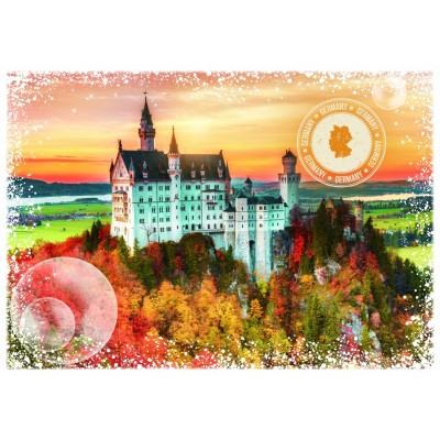 Puzzle Grafika-T-00199 Travel around the World - Allemagne