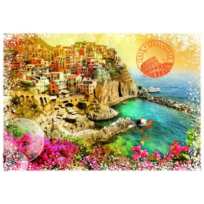 Puzzle Grafika-T-00215 Travel around the World - Italie