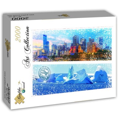 Puzzle Grafika-T-00239 Travel around the World - Australie et Antarctique