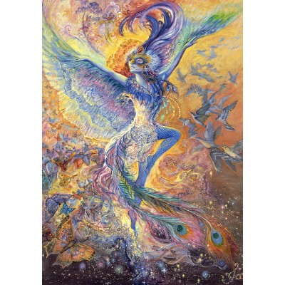 Puzzle Grafika-T-00269 Josephine Wall - Blue Bird