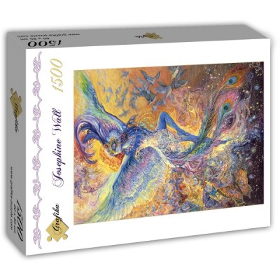 Puzzle Grafika-T-00269 Josephine Wall - Blue Bird