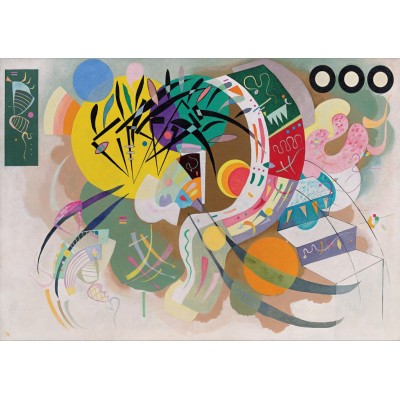 Puzzle Grafika-T-00323 Vassily Kandinsky - Dominant Curve, 1936