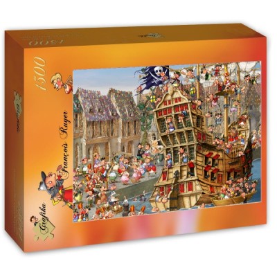 Puzzle Grafika-T-00480 François Ruyer - Pirates