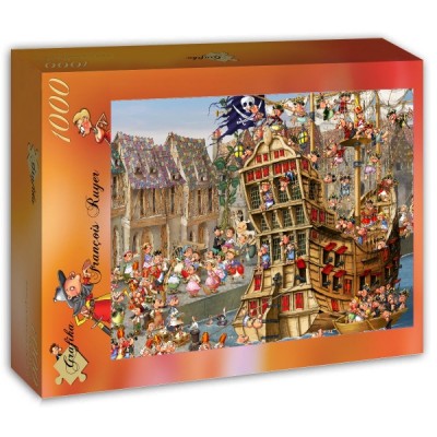 Puzzle Grafika-T-00481 François Ruyer - Pirates