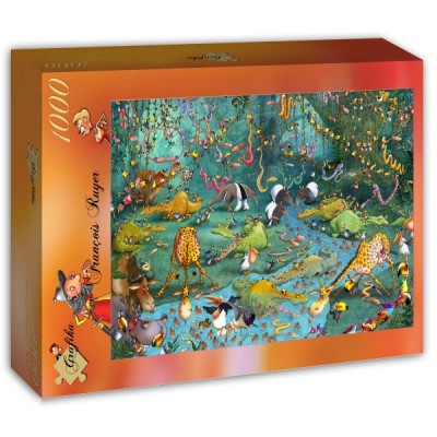 Puzzle Grafika-T-00487 François Ruyer - La Jungle