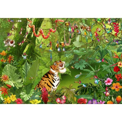 Puzzle Grafika-T-00546 François Ruyer - La Jungle 3