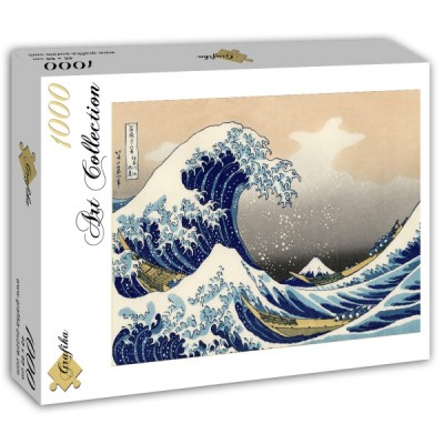 Puzzle Grafika-T-00639 Hokusai - La Grande Vague de Kanagawa