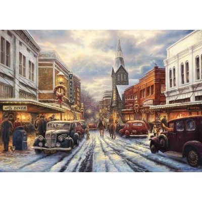 Puzzle Grafika-T-00808 Chuck Pinson - The Warmth of Small Town Living