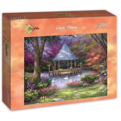 Puzzle Grafika-T-00812 Chuck Pinson - Swan Pond