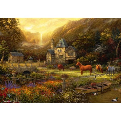 Puzzle Grafika-T-00820 Chuck Pinson - The Golden Valley