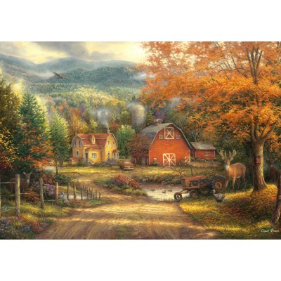 Puzzle Grafika-T-00824 Chuck Pinson - Country Roads Take Me Home