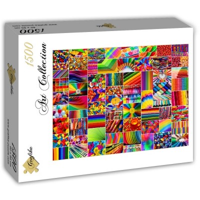 Puzzle Grafika-T-00917 Collage - Couleurs