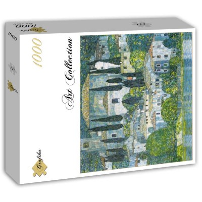 Puzzle Grafika-T-02214 Gustav Klimt : Eglise de Cassone, 1913