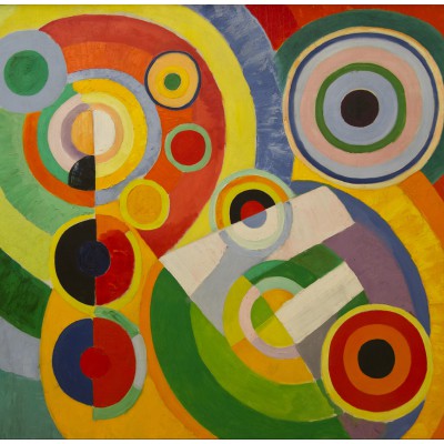 Puzzle Grafika-T-02236 Robert Delaunay : Rythme, Joie de Vivre, 1930