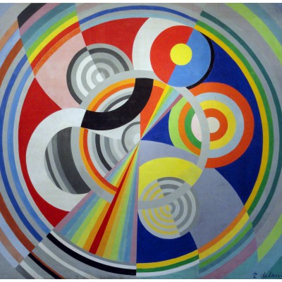 Puzzle Grafika-T-02237 Robert Delaunay : Rythme n°1, 1938