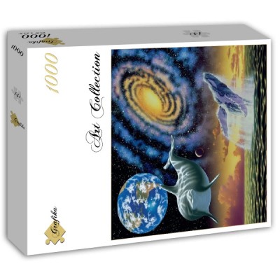 Puzzle Grafika-T-02400 Schim Schimmel - Cosmic Seas