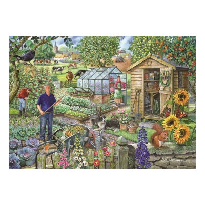Puzzle House-Of-Puzzles-HP0226 Pièces XXL - Au Potager