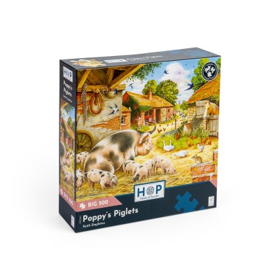 Puzzle House-Of-Puzzles-HP0363 Pièces XXL - Les Porcelets De Poppy