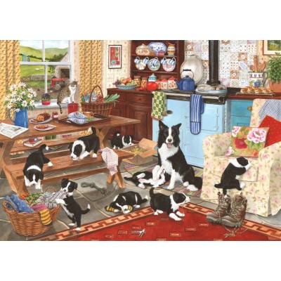 Puzzle House-Of-Puzzles-HP0561 Collie Wobbles