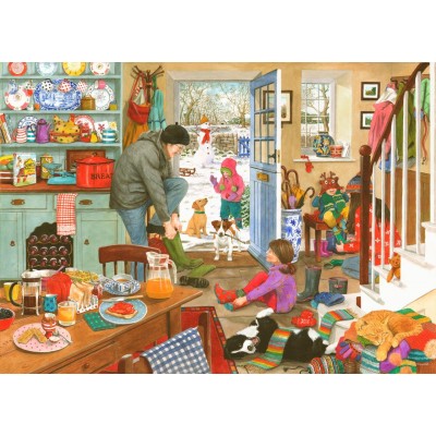 Puzzle House-Of-Puzzles-HP0594 Chapeaux En Laine Et Bottes En Caoutchouc