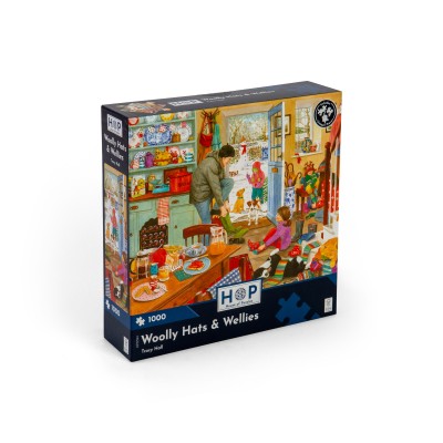 Puzzle House-Of-Puzzles-HP0594 Chapeaux En Laine Et Bottes En Caoutchouc