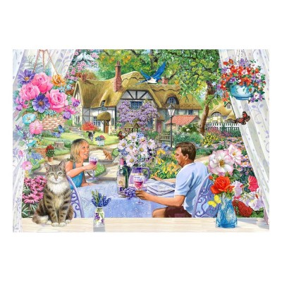 Puzzle House-Of-Puzzles-HP0611 Pièces XXL - Profiter Du Jardin