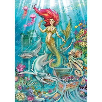 Magnolia-1031 The Puzzler Mermaid