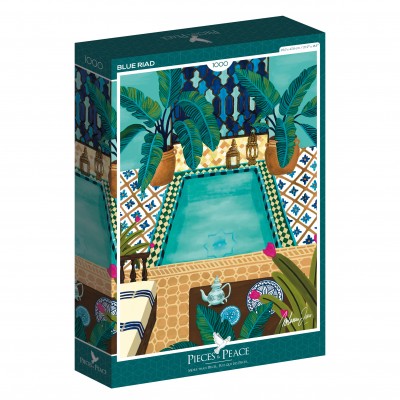 Puzzle Pieces-Peace-F-00008 Riad Bleu