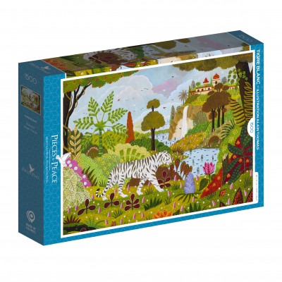 Puzzle Pieces-Peace-F-00044 Tigre Blanc