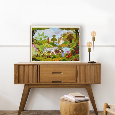 Puzzle Pieces-Peace-F-00044 Tigre Blanc