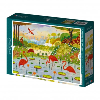 Puzzle Pieces-Peace-F-00073 Flamants des Caraïbes