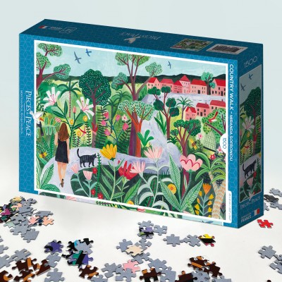 Puzzle Pieces-Peace-F-00092 Promenade dans le Pays