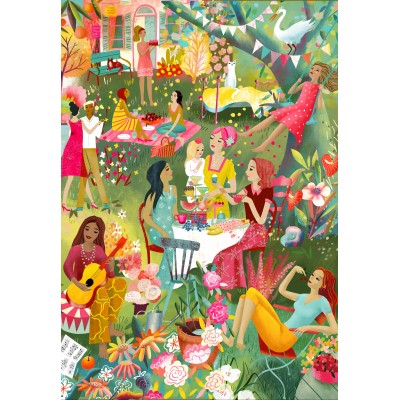 Puzzle Pieces-Peace-F-00193 Big Summer Garden Party