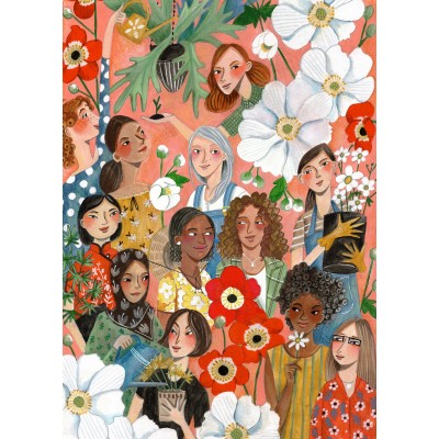 Puzzle Pieces-Peace-F-00208 Femmes au Jardin
