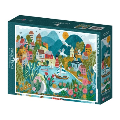 Puzzle Pieces-Peace-F-00211 Village Côtier