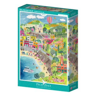 Puzzle Pieces-Peace-F-00217 Balade en Italie