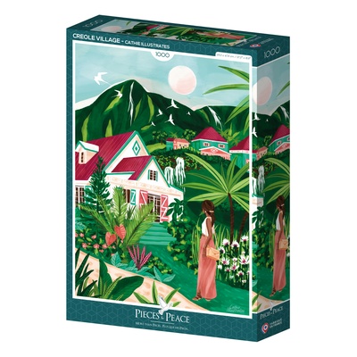 Puzzle Pieces-Peace-F-00225 Village Créole
