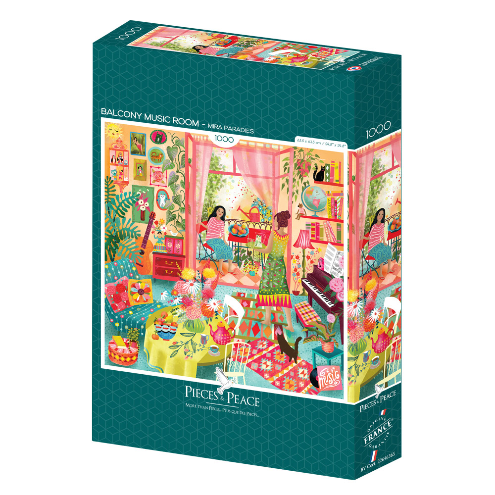 Puzzle Pieces-Peace-F-00232 Salle de Musique avec Vue