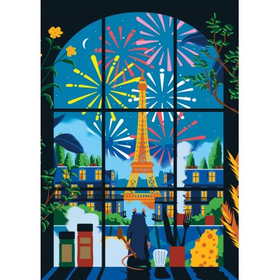 Puzzle Hachette-Puzzle-0003 Sous le Ciel de Paris