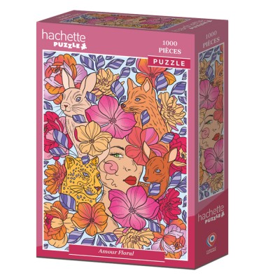 Puzzle Hachette-Puzzle-0016 Amour Floral