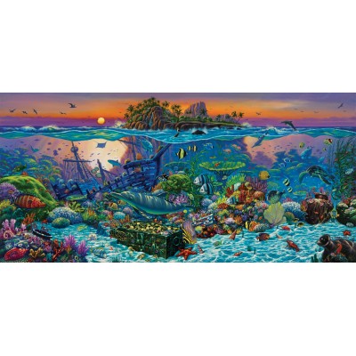 Puzzle Sunsout-20121 Wil Cormier - Coral Reef Island