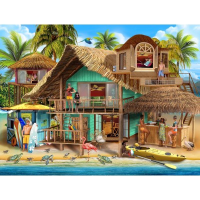 Puzzle Sunsout-23053 Pièces XXL - Vacances sous les Tropiques