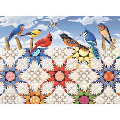 Puzzle Sunsout-24210 Pièces XXL - Feathered Stars