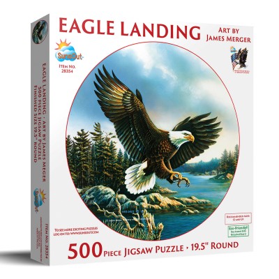 Puzzle Sunsout-28354 L'Atterrissage de l'Aigle