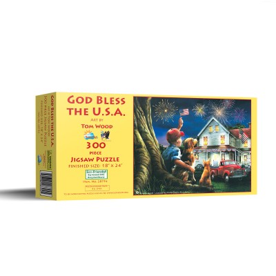 Puzzle Sunsout-28794 Pièces XXL - Que Dieu bénisse les USA