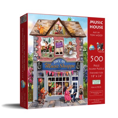 Puzzle Sunsout-29838 Pièces XXL - Maison de Musique