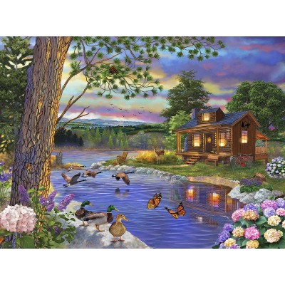 Puzzle Sunsout-31405 Bigelow Illistrations - Peace River