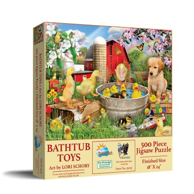 Puzzle Sunsout-35223 Pièces XXL - Bain de Jouets